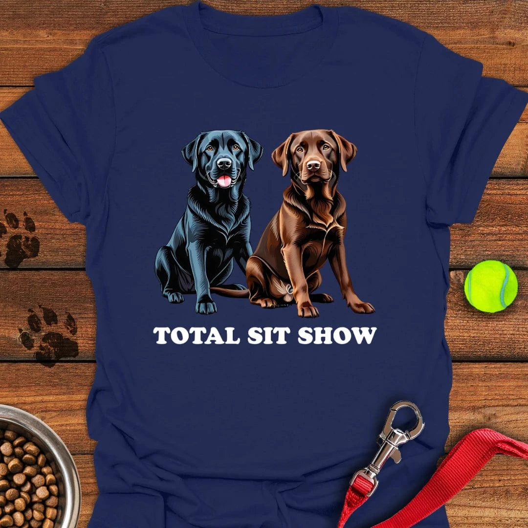 Funny Chocolate & Black T-Shirt Navy