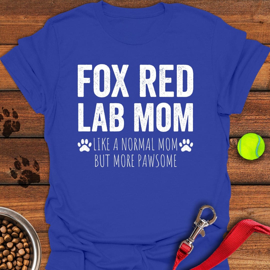 Fox Red Labrador Mom T-Shirt Royal