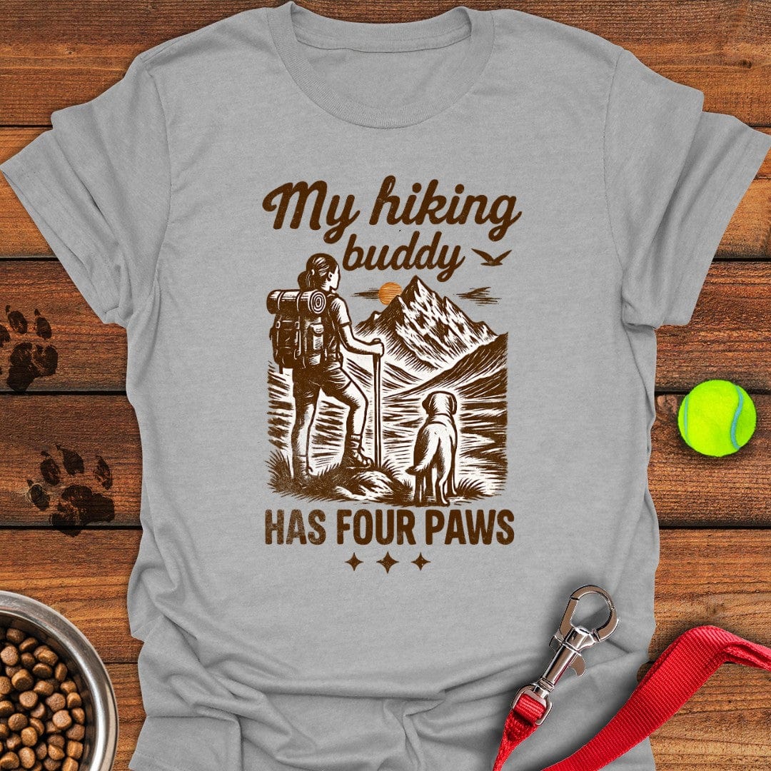 Labrador Hiking Buddy T-Shirt Sport Grey