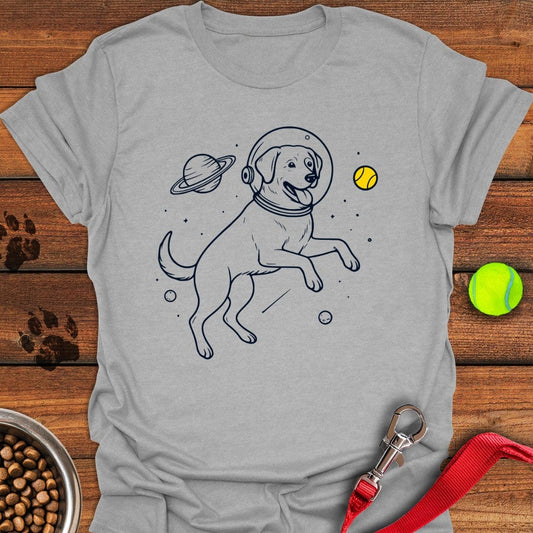 Labrador in Space T-Shirt Sport Grey