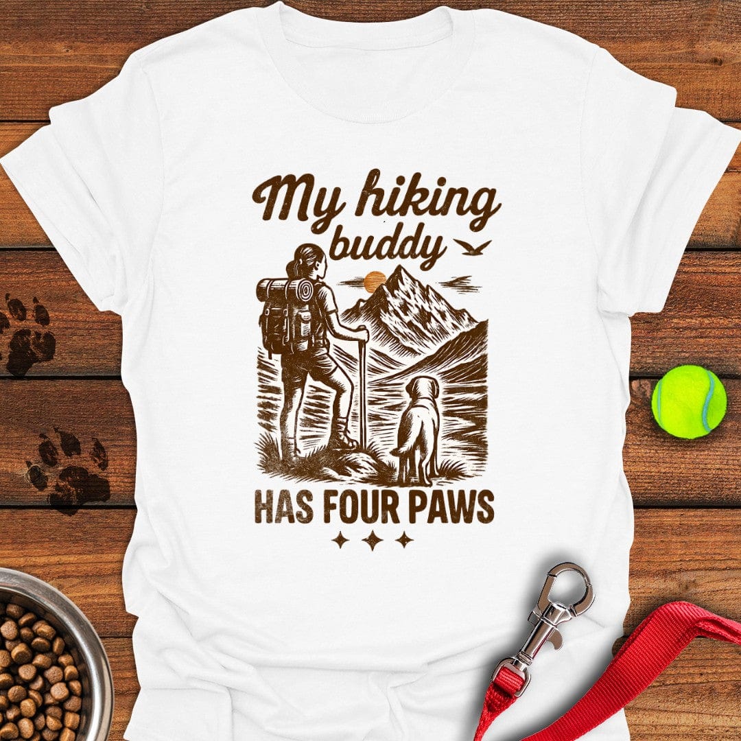 Labrador Hiking Buddy T-Shirt White