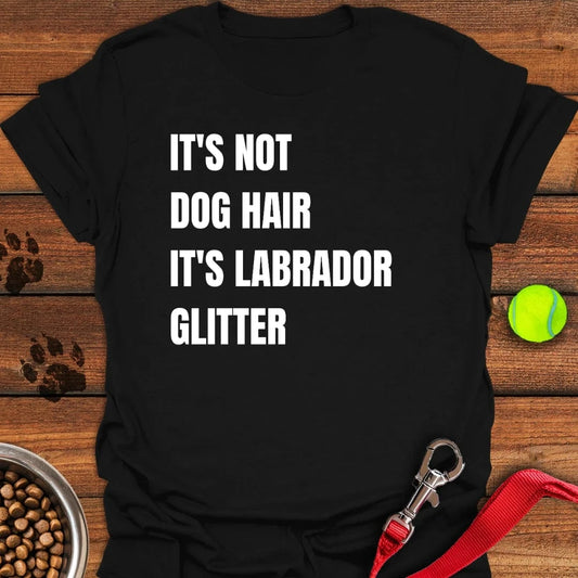 Labrador Glitter T-Shirt Black