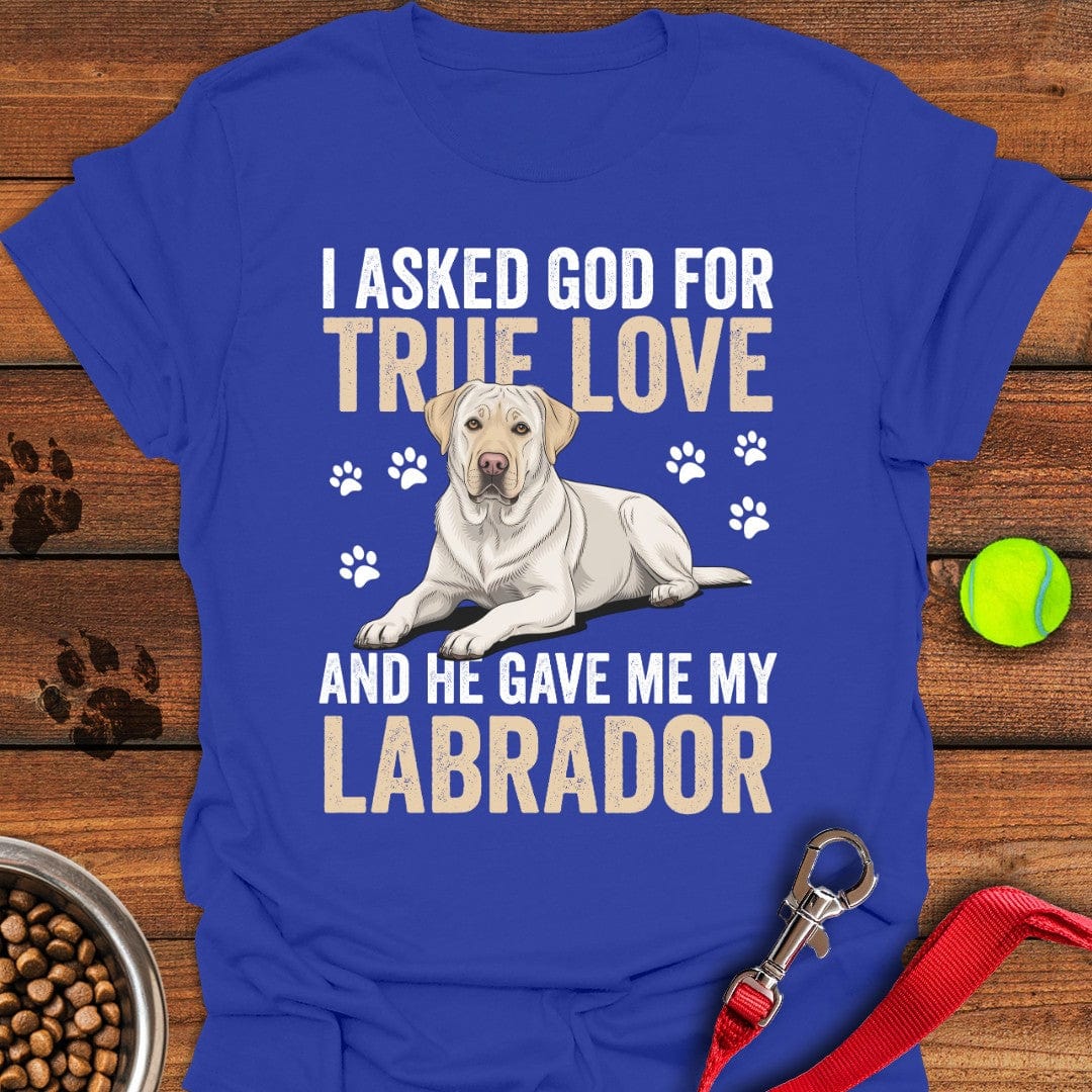 True Love Labrador T-Shirt Royal