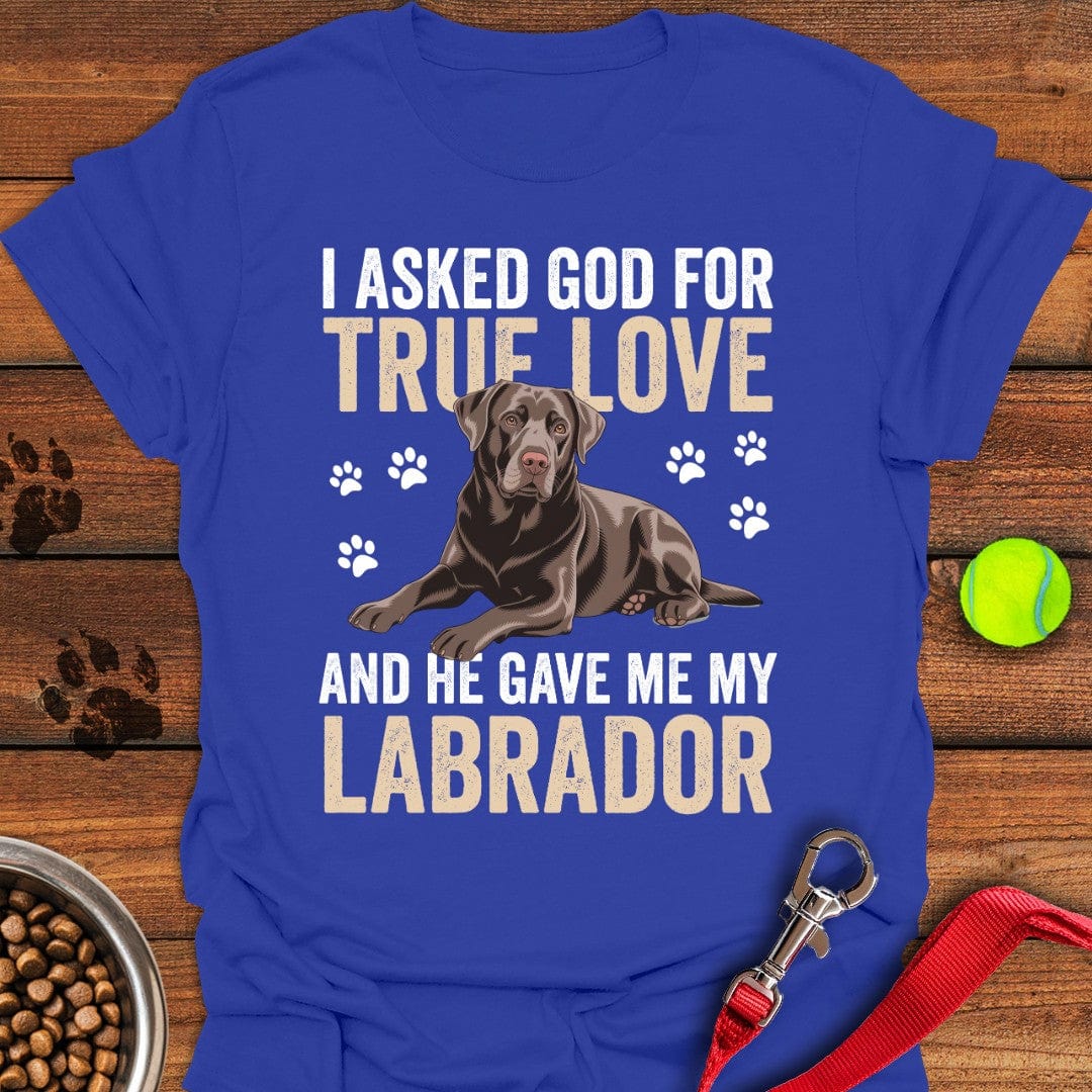 True Love Labrador T-Shirt Royal