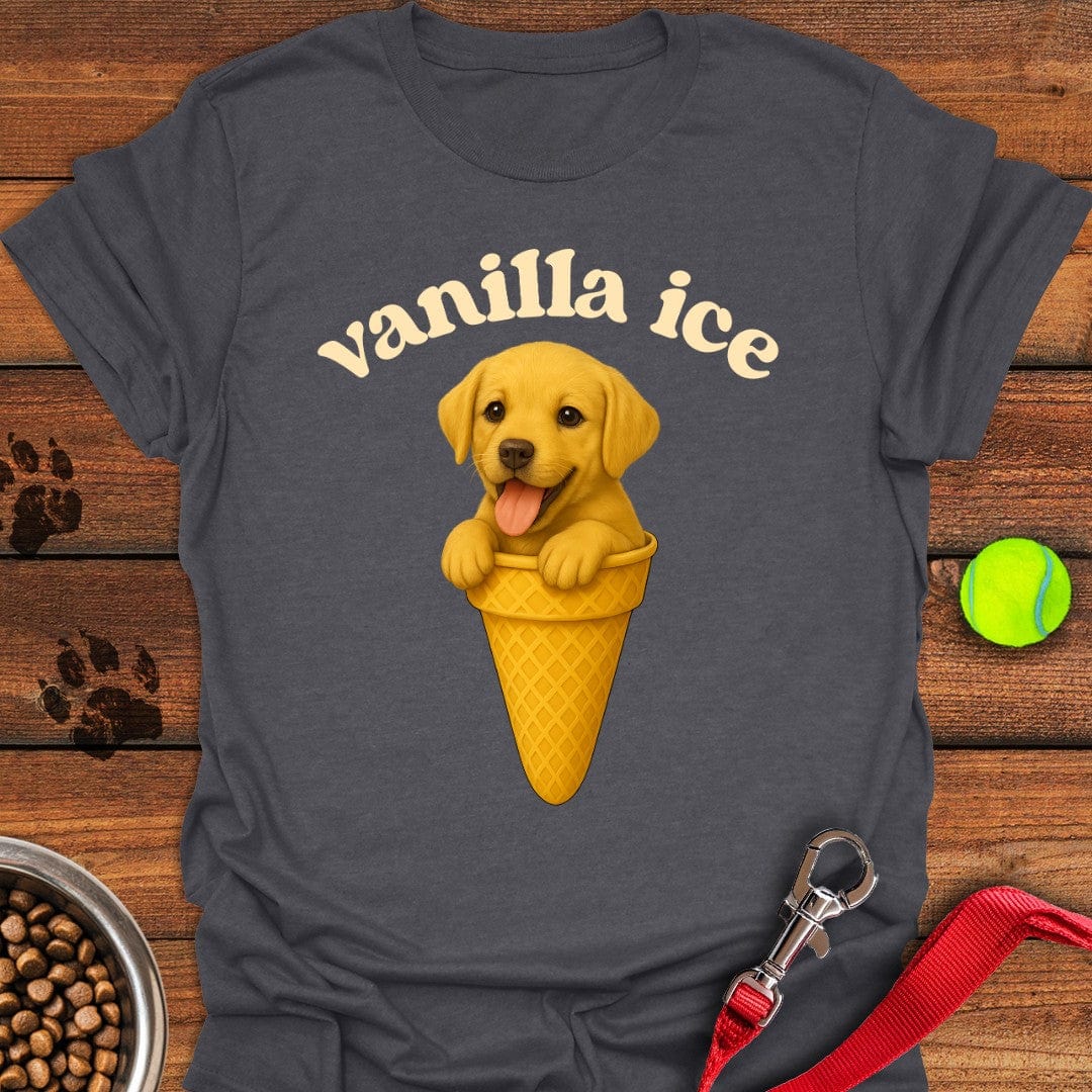 Vanilla Ice Labrador T-Shirt Dark Heather