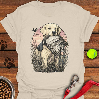 Yellow Labrador Hunting T-Shirt
