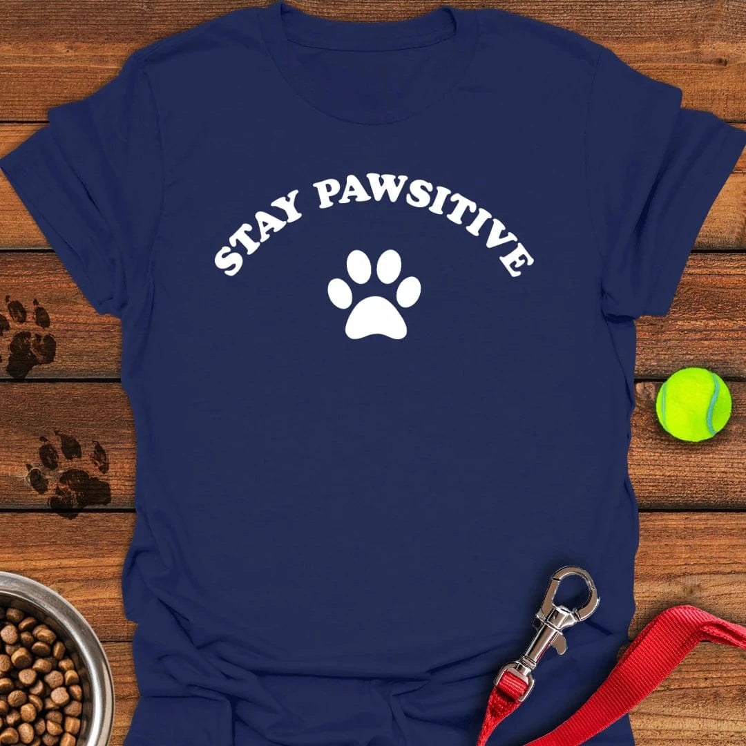 Stay Pawsitive Dog Navy