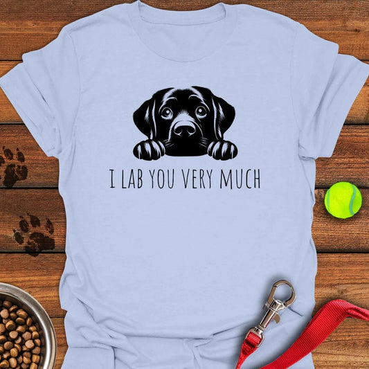 I Lab You Very Much T-Shirt Light Blue