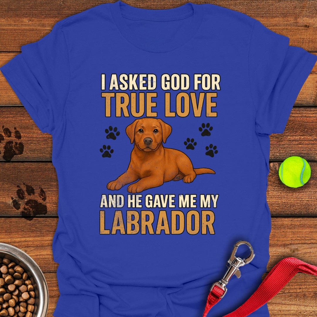 Fox Red Labrador Love T-Shirt Royal