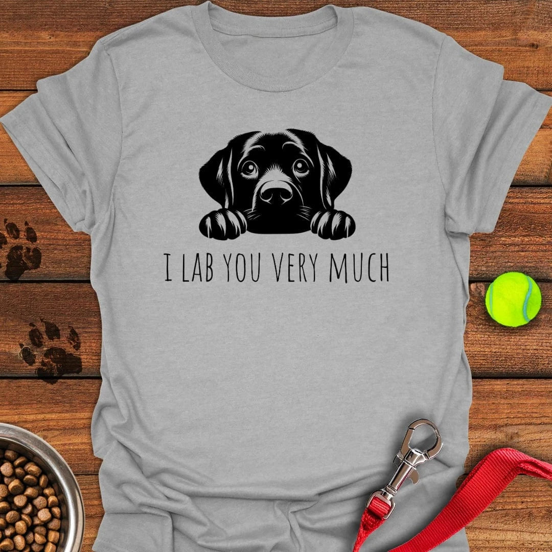I Lab You Very Much T-Shirt Sport Grey
