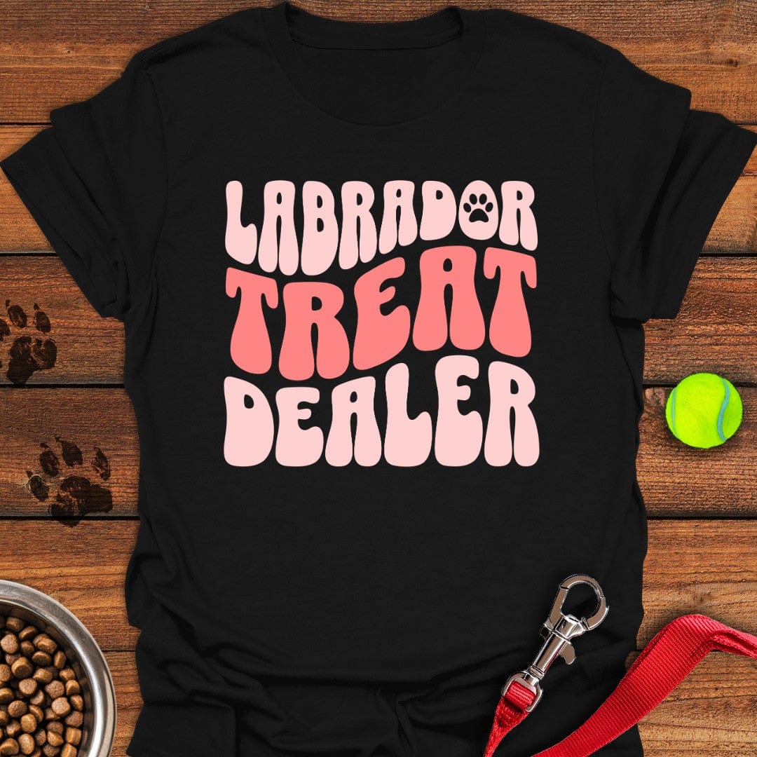 Labrador Treat Dealer T-Shirt Black
