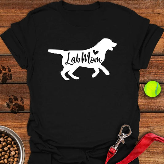 Lab Mom T-Shirt Black