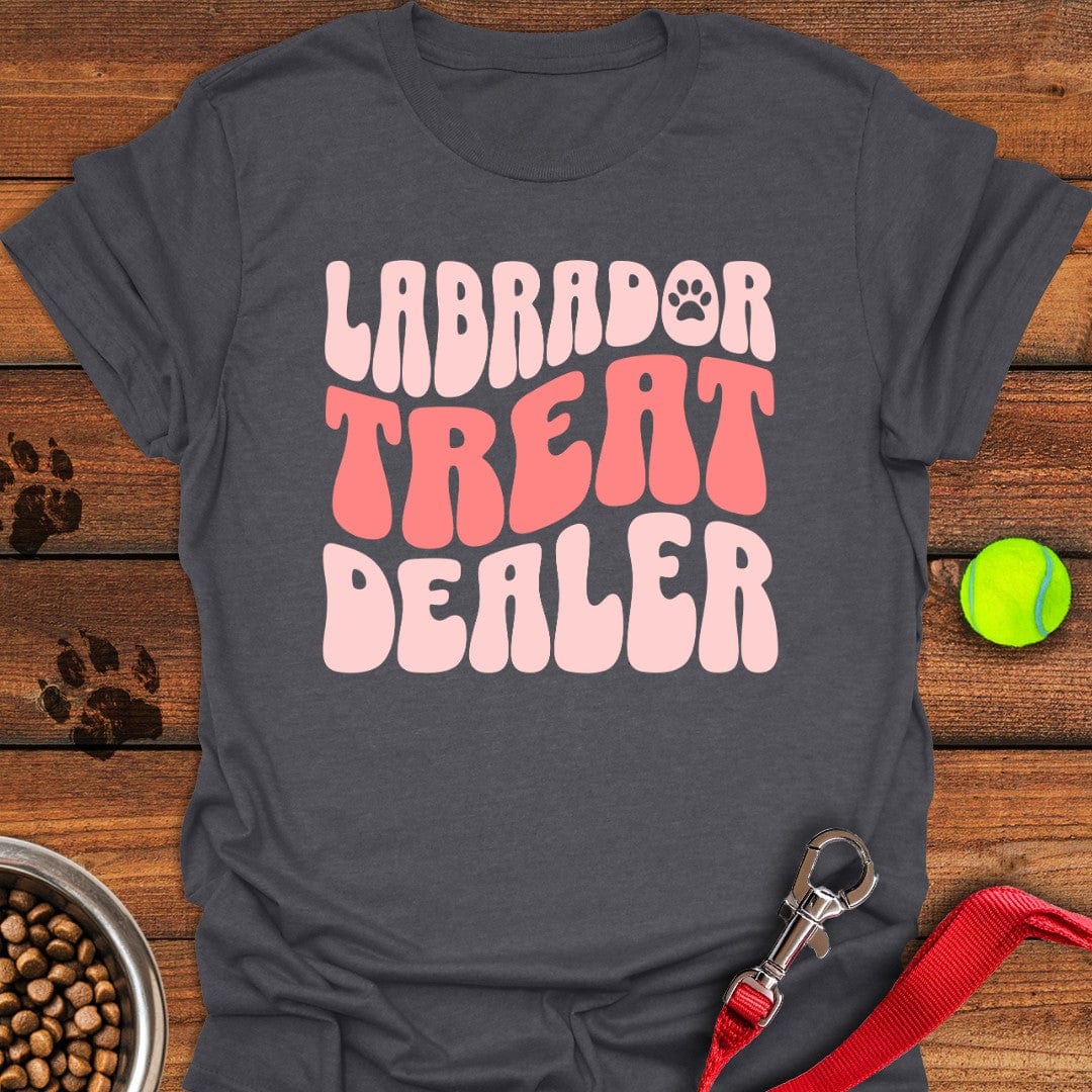 Labrador Treat Dealer T-Shirt Dark Heather