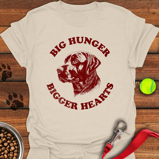 Big Hunger Bigger Hearts T-Shirt Natural