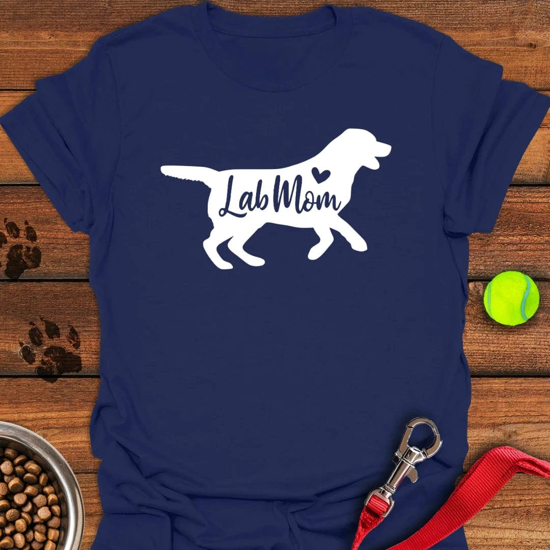 Lab Mom T-Shirt Navy