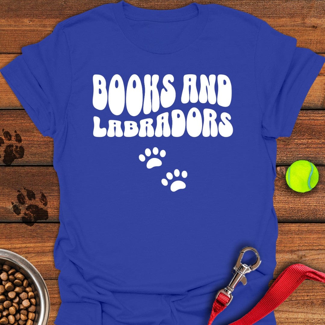 Books and Labradors T-Shirt Royal