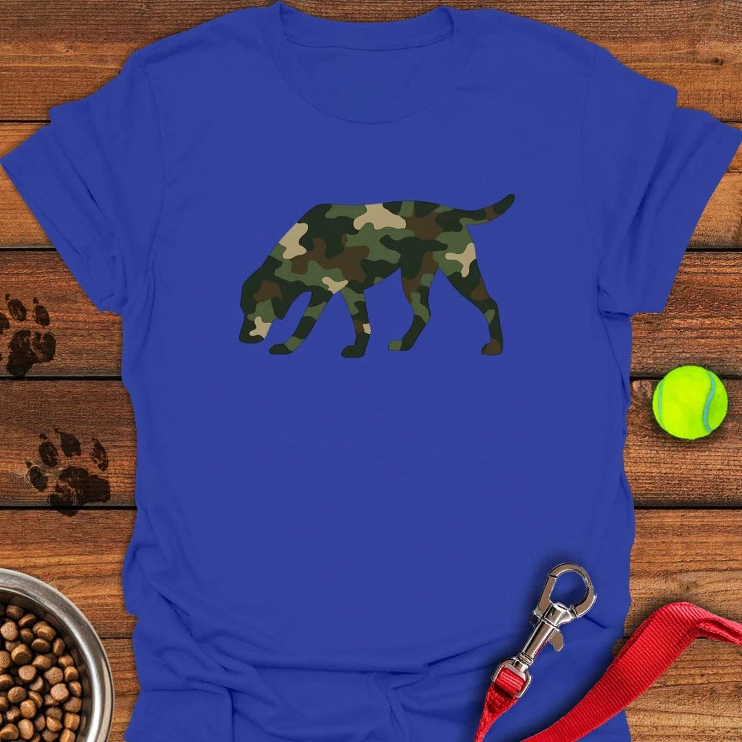 Labrador Camouflage Hunting T-Shirt Royal