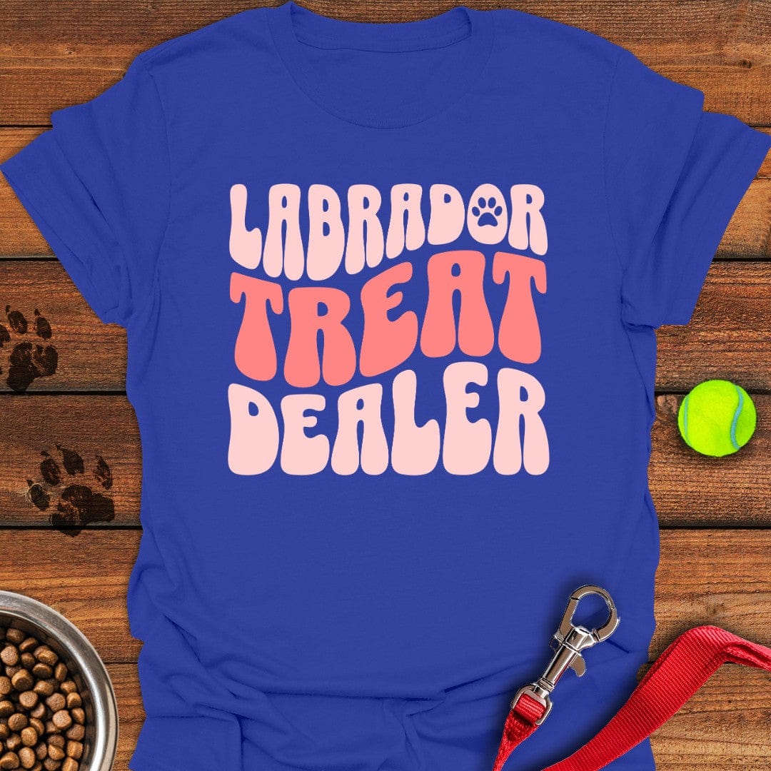 Labrador Treat Dealer T-Shirt Royal