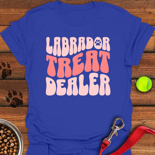Labrador Treat Dealer T-Shirt Royal