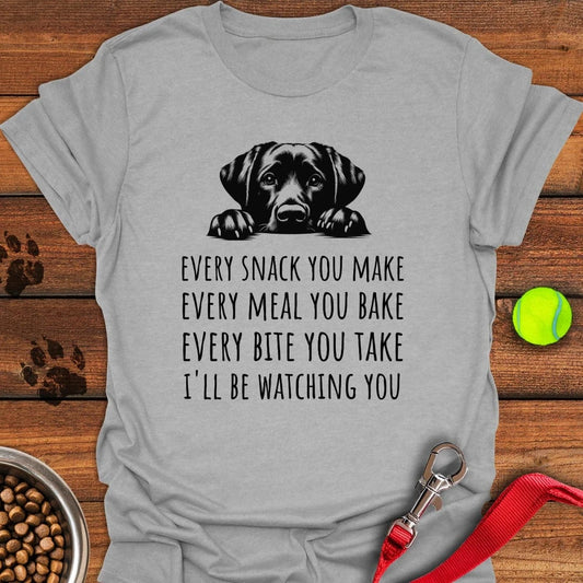Hungry Labrador T-Shirt Sport Grey