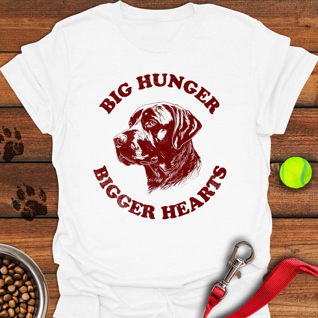 Big Hunger Bigger Hearts T-Shirt White
