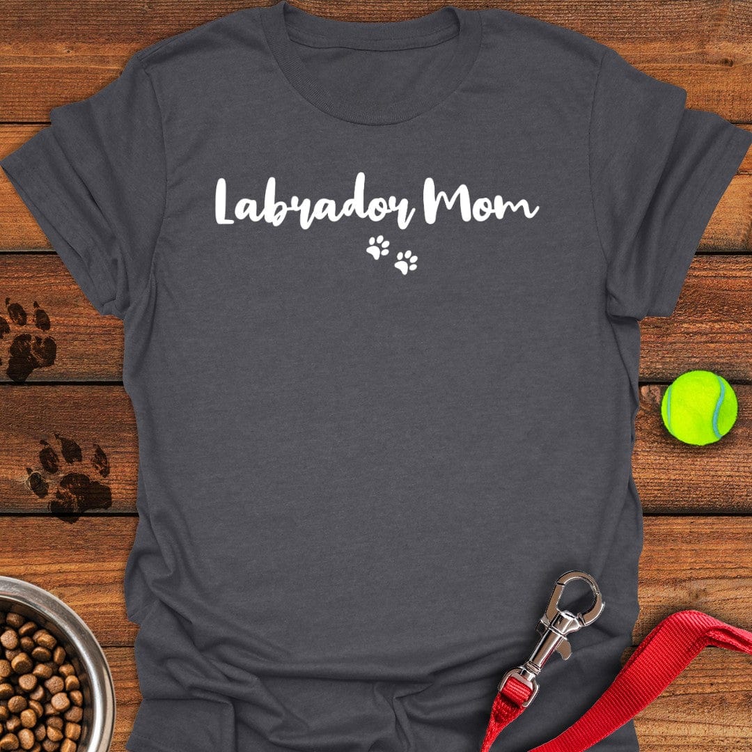 Labrador Mom T-Shirt Dark Heather