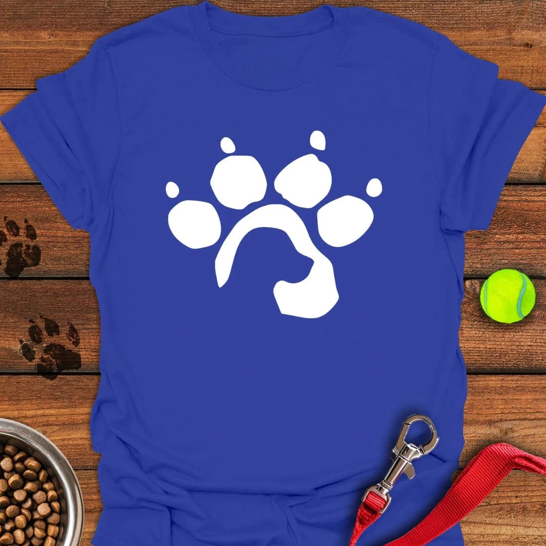 Labrador Paw T-Shirt Royal