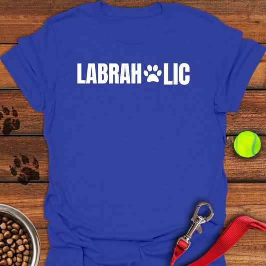 Funny Labraholic T-Shirt Royal