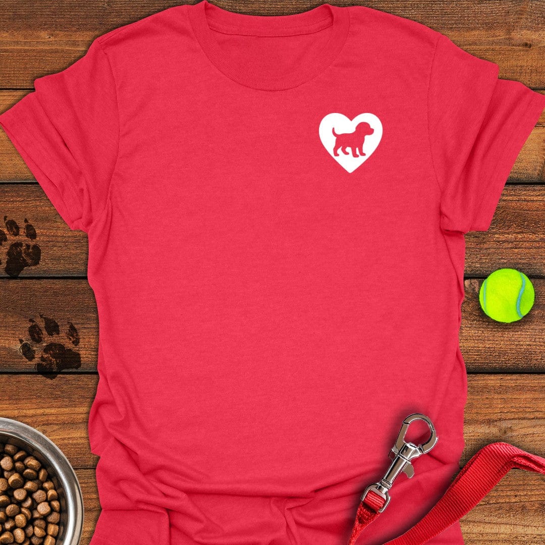 Labrador Puppy Heart T-Shirt