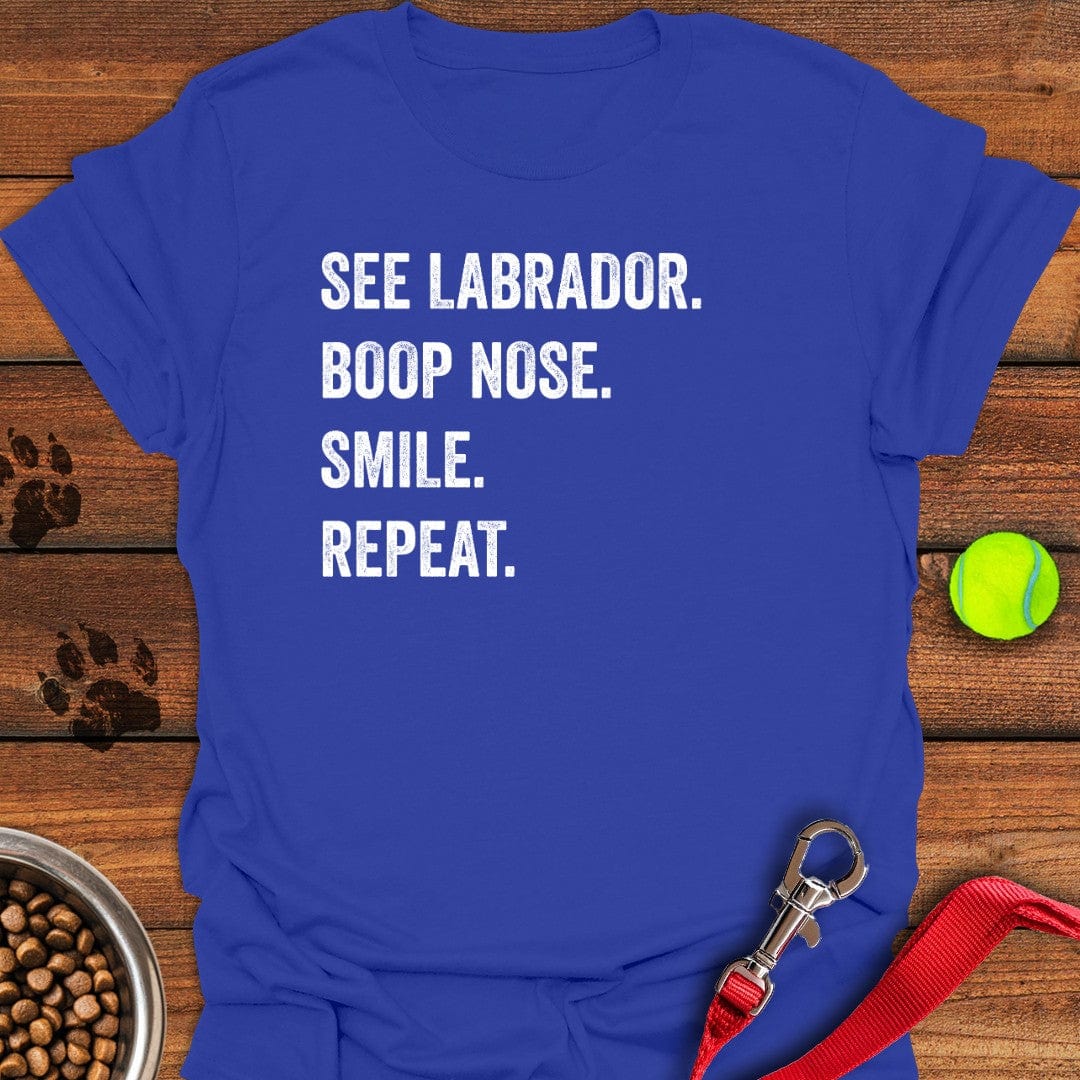 See Labrador T-Shirt Royal