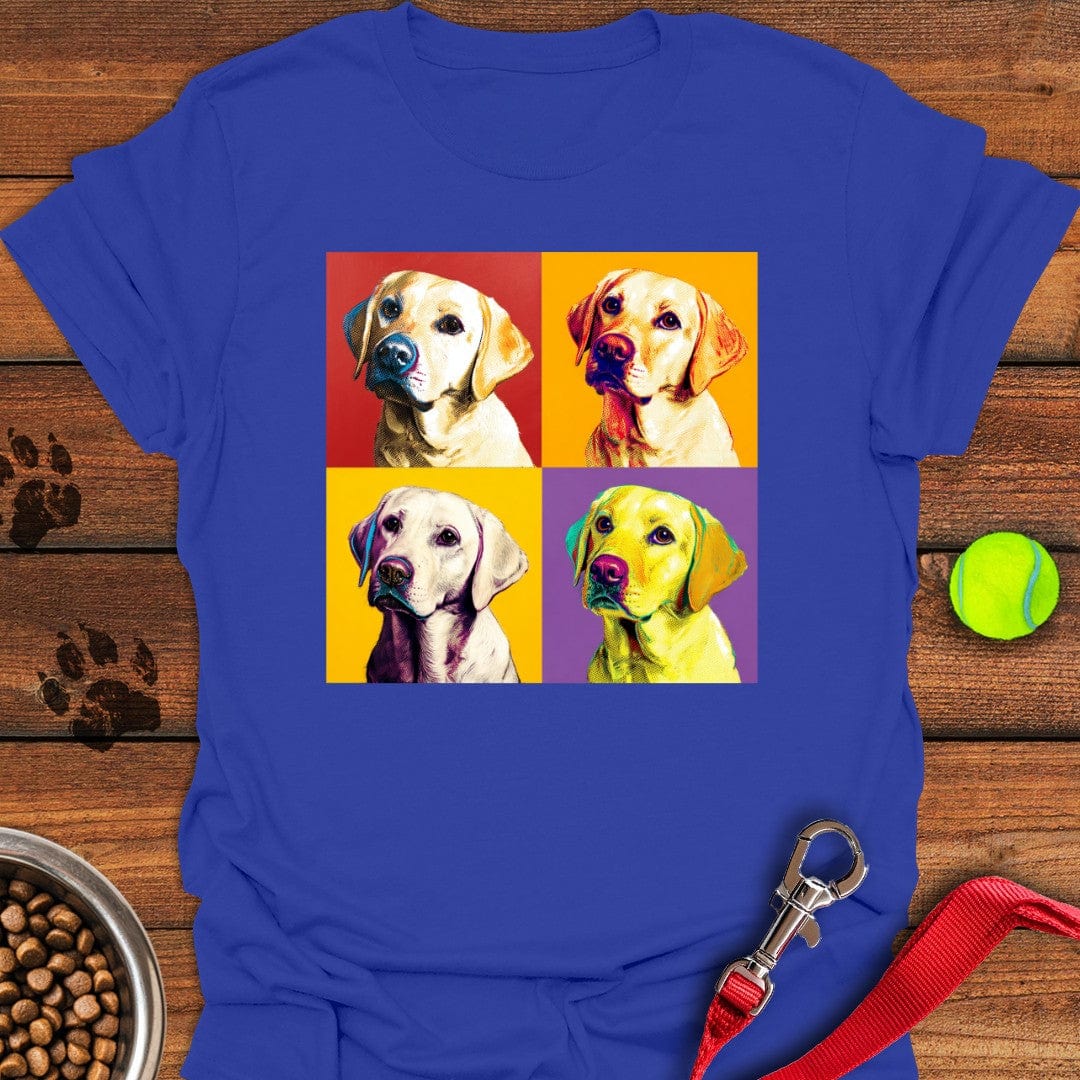 Labrador Pop Art T-Shirt Royal