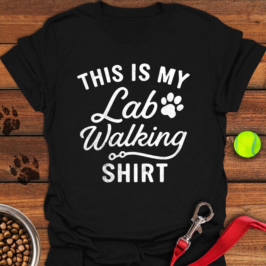 This is my Lab Walking T-Shirt Black