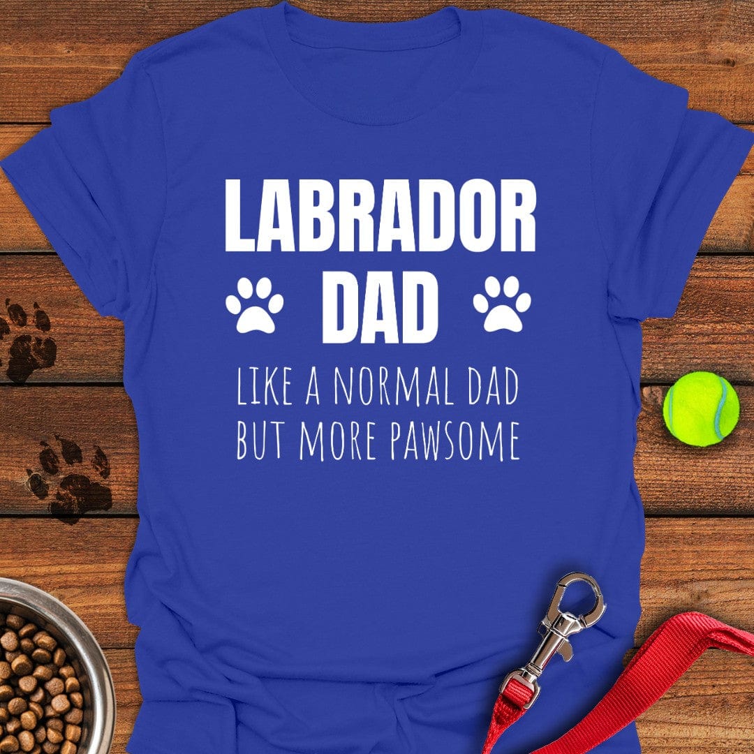 Labrador Dad T-Shirt Royal