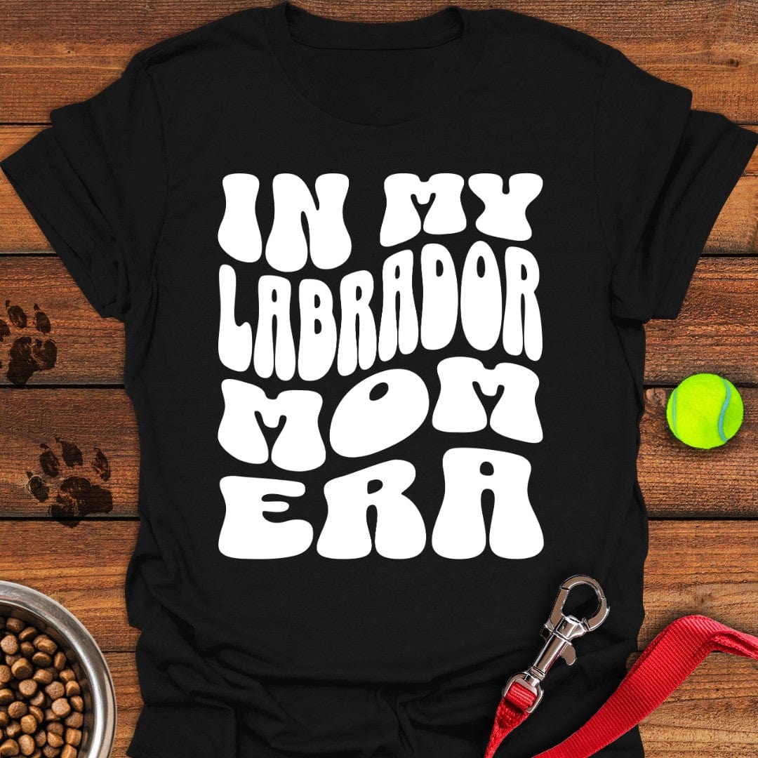 In My Labrador Mom Era T-Shirt Black