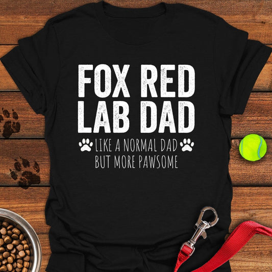 Fox Red Labrador Lab Dad T-Shirt
