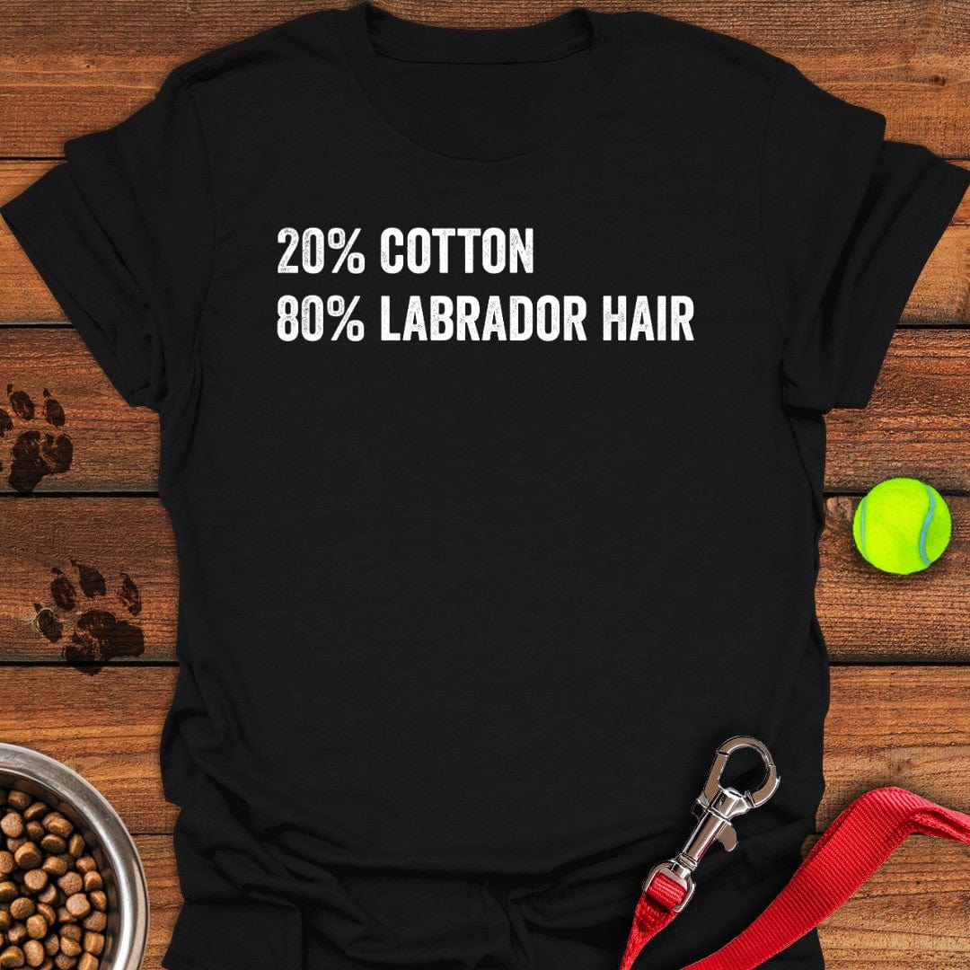 Labrador Hair T-Shirt Black