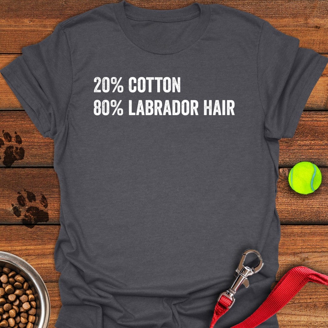 Labrador Hair T-Shirt Dark Heather