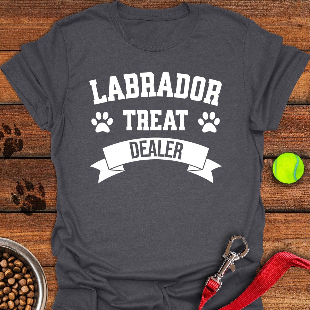 Labrador Treat Dealer T-Shirt Dark Heather