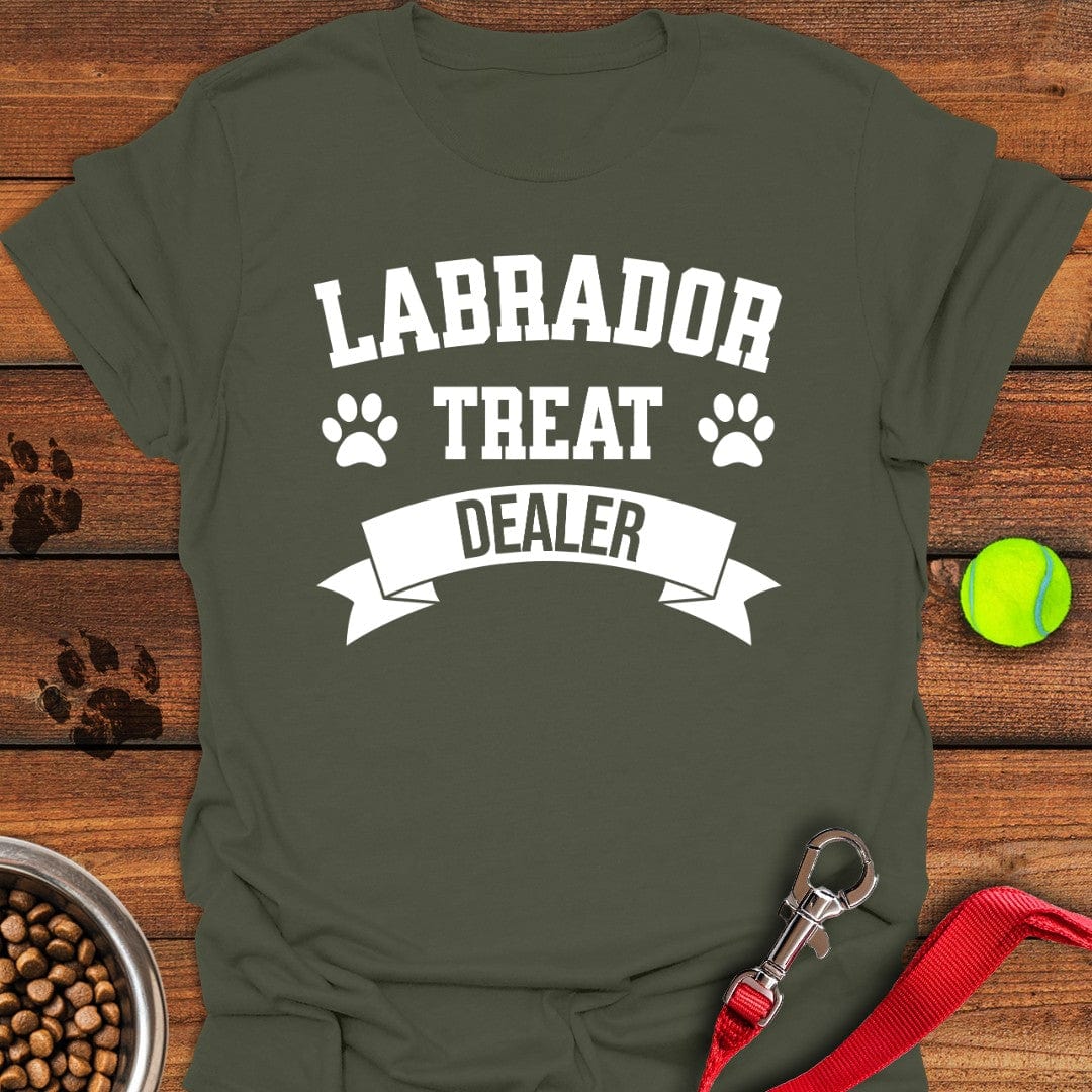 Labrador Treat Dealer T-Shirt Military Green