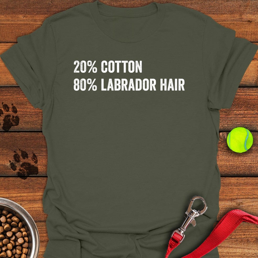 Labrador Hair T-Shirt Military Green