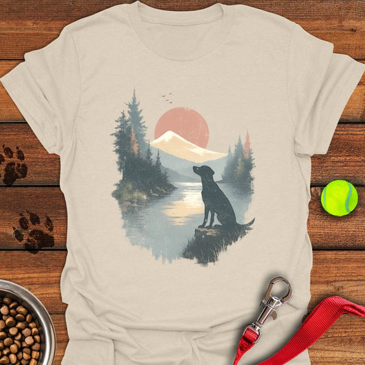 Labrador at the Lake T-Shirt Natural
