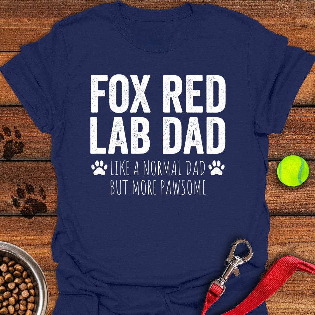 Fox Red Labrador Lab Dad T-Shirt