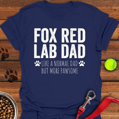 Fox Red Labrador Lab Dad T-Shirt