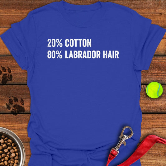 Labrador Hair T-Shirt Royal
