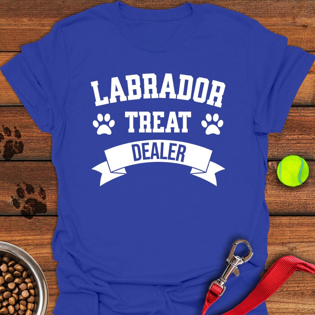 Labrador Treat Dealer T-Shirt Royal