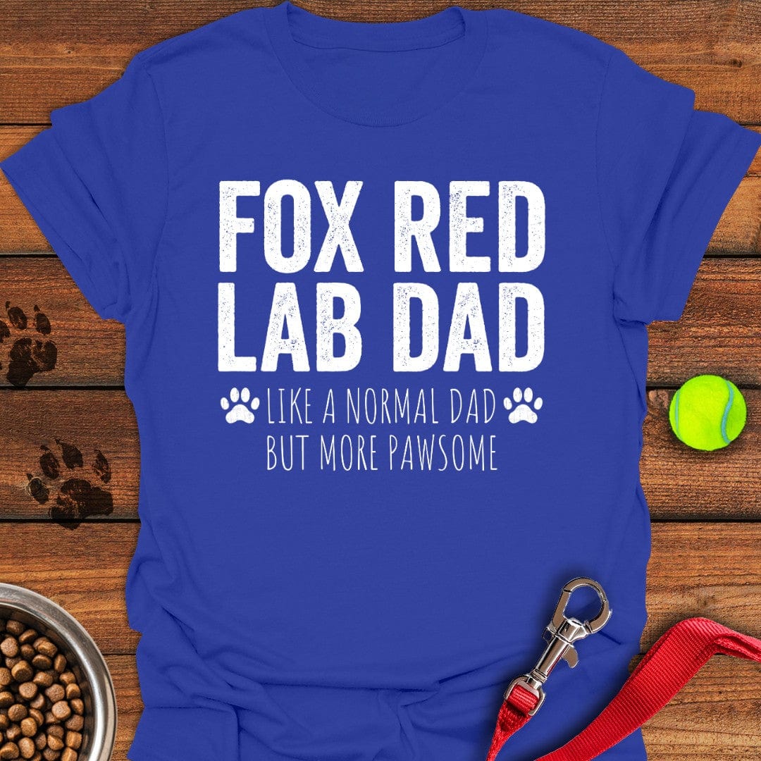 Fox Red Labrador Lab Dad T-Shirt