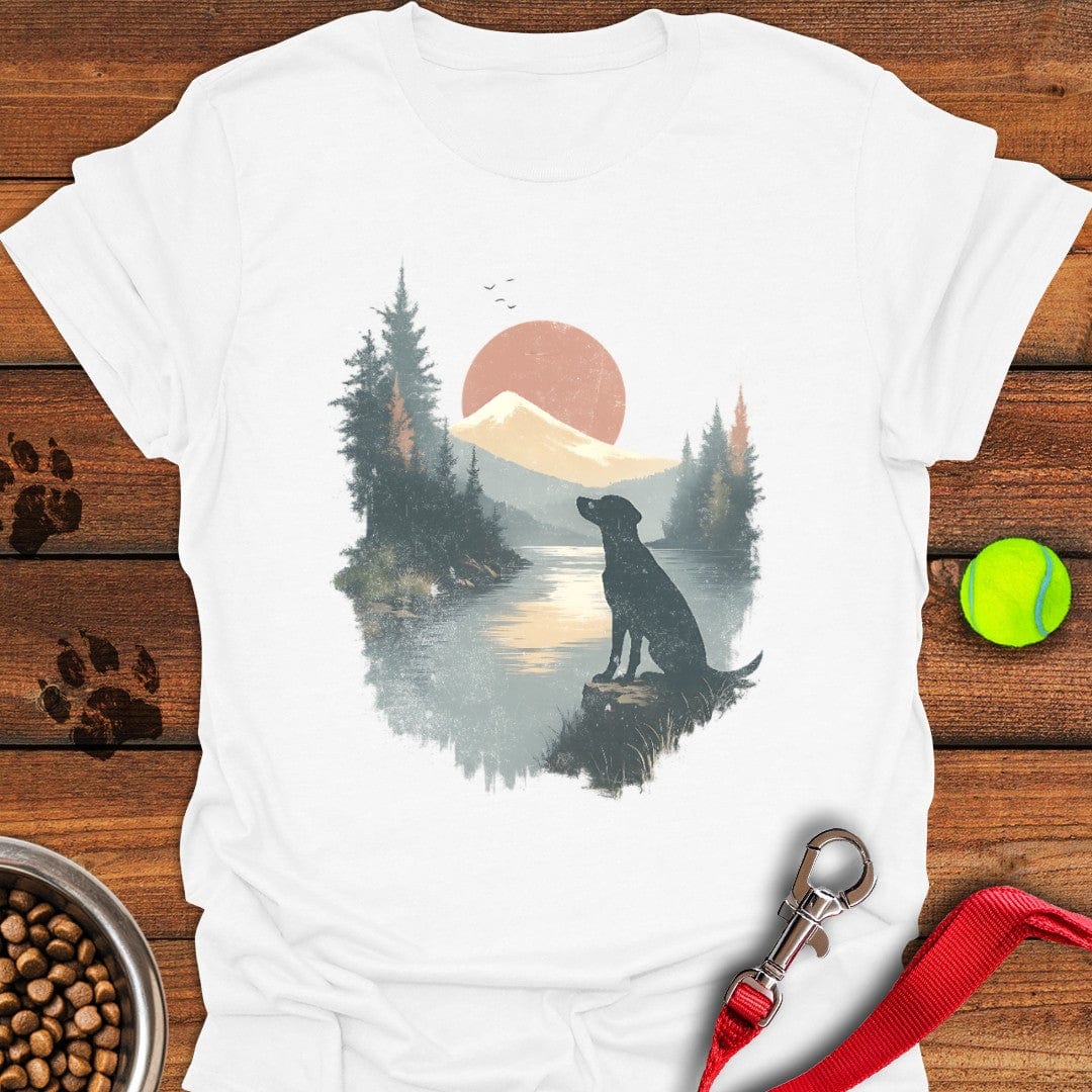 Labrador at the Lake T-Shirt White