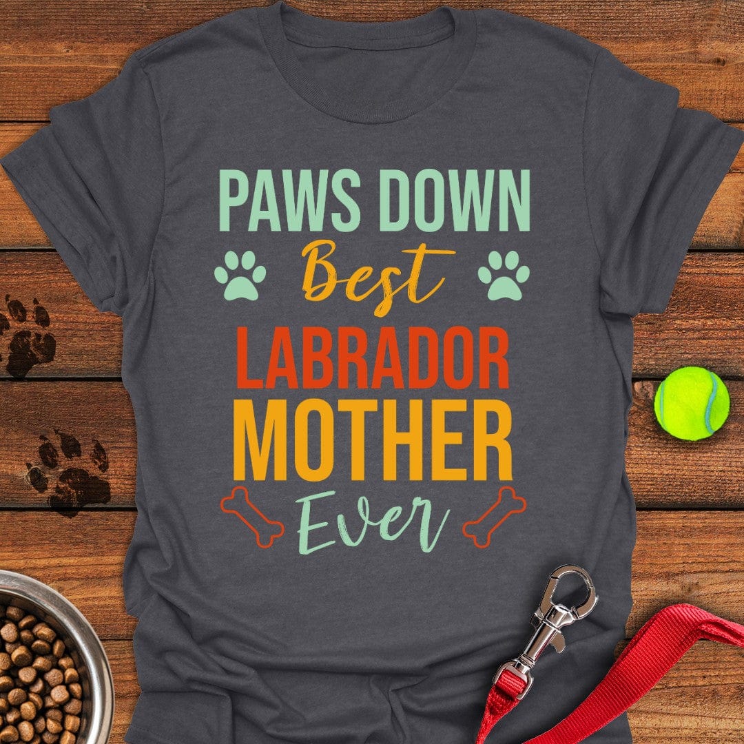 Labrador Mother T-Shirt Dark Heather