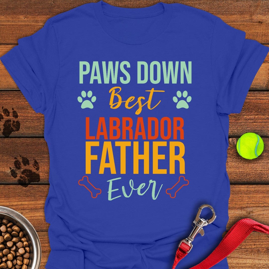 Labrador Father T-Shirt Royal
