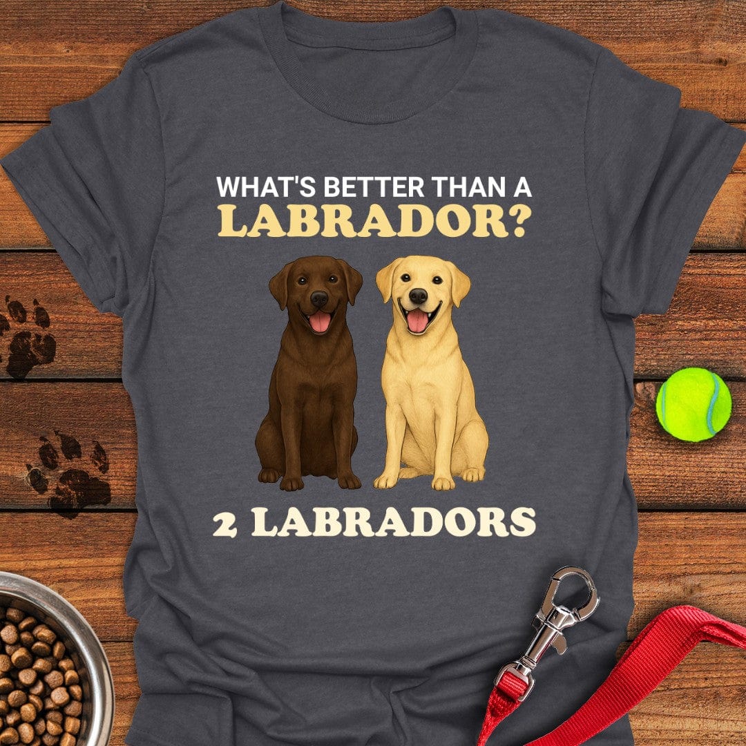 What's Better Than a Labrador? T-Shirt Dark Heather
